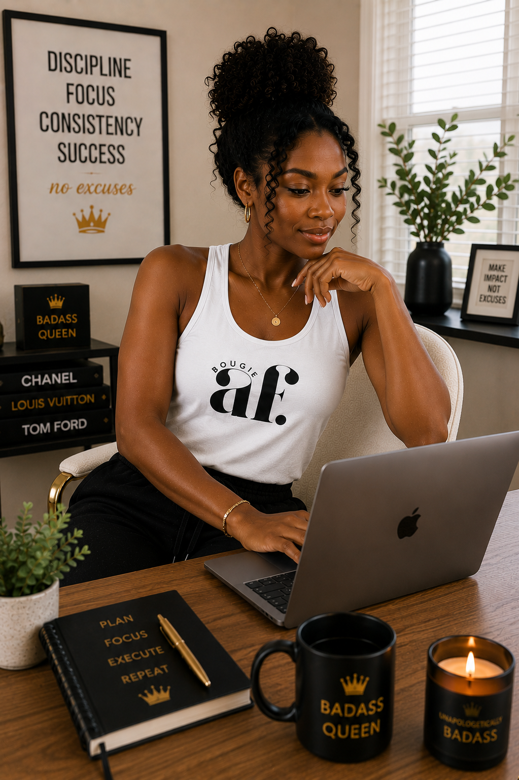 Bougie AF Unisex Tank Top