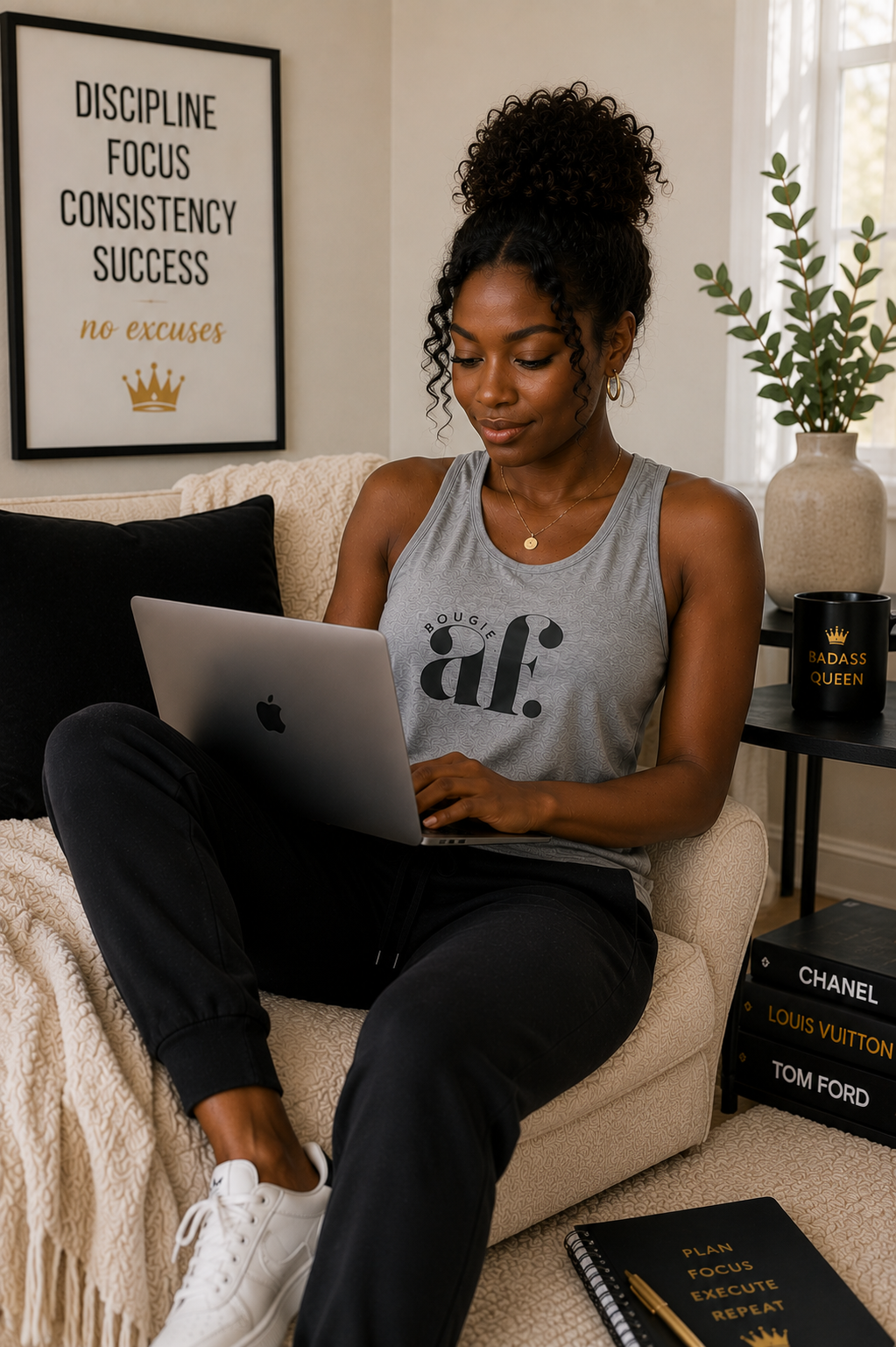 Bougie AF Unisex Tank Top