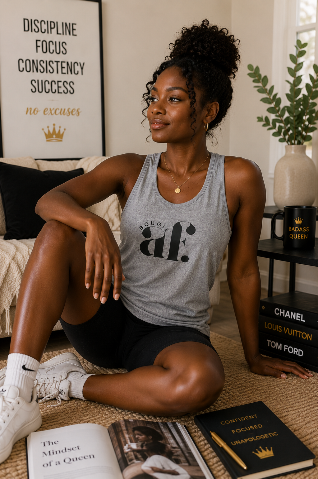 Bougie AF Unisex Tank Top
