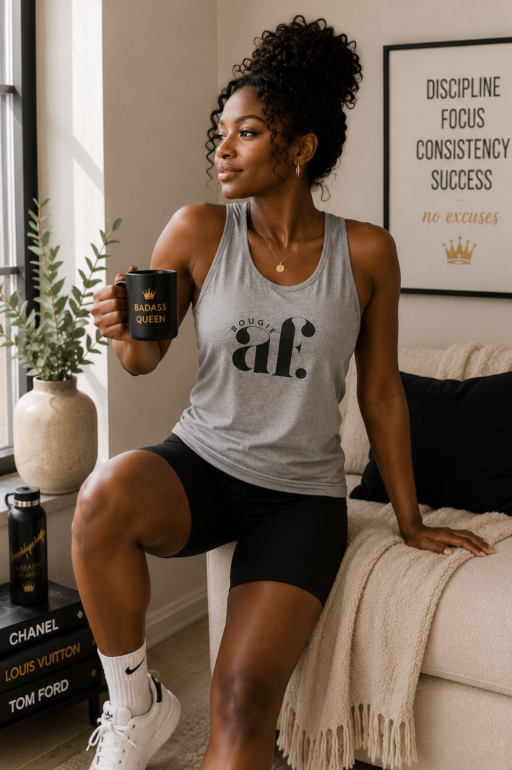 Bougie AF Unisex Tank Top