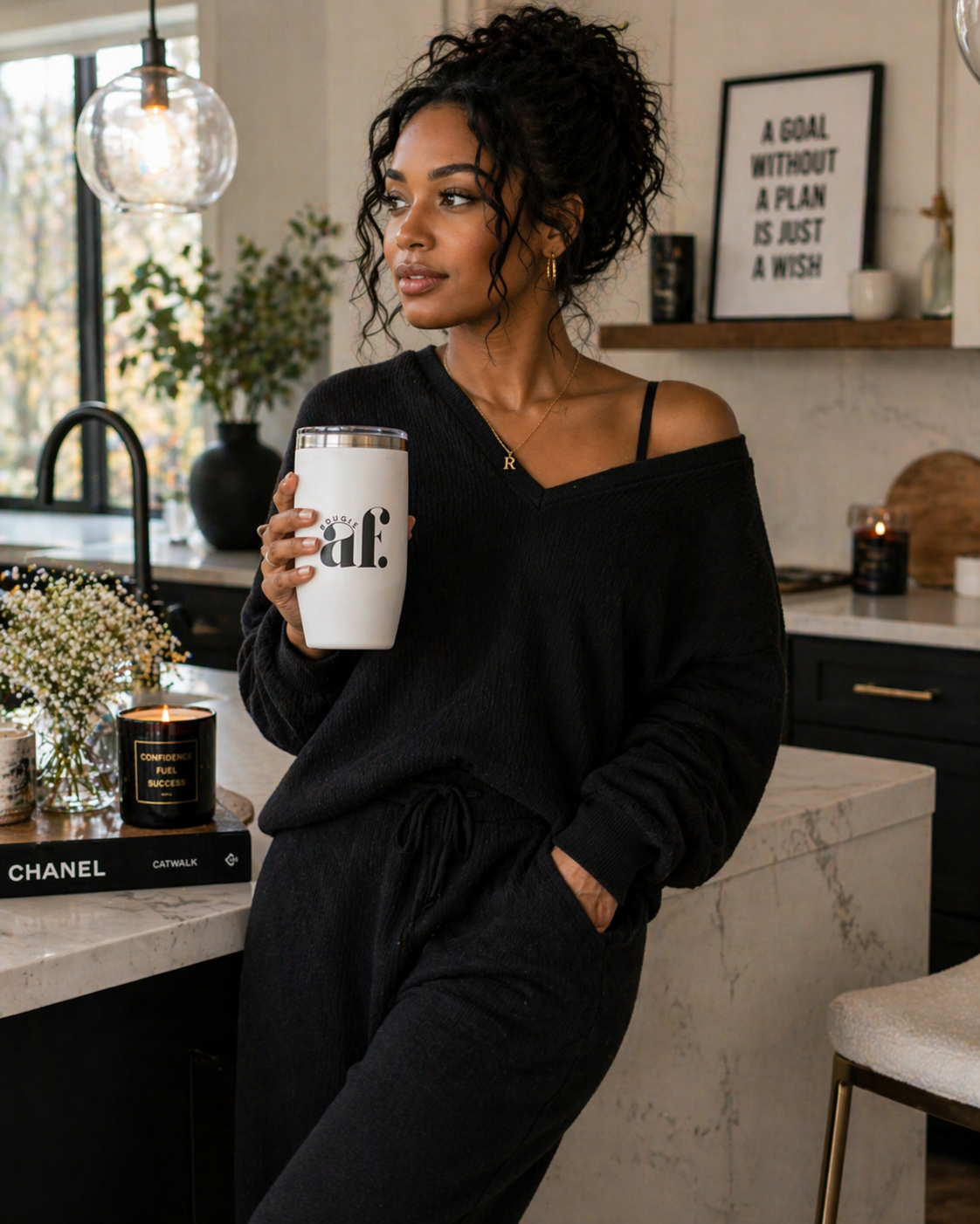 Bougie AF Chic Wine Tumbler
