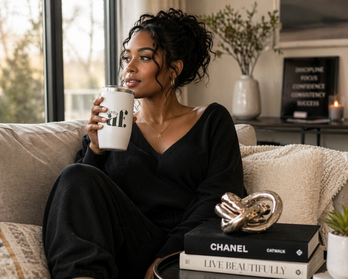 Bougie AF Chic Wine Tumbler