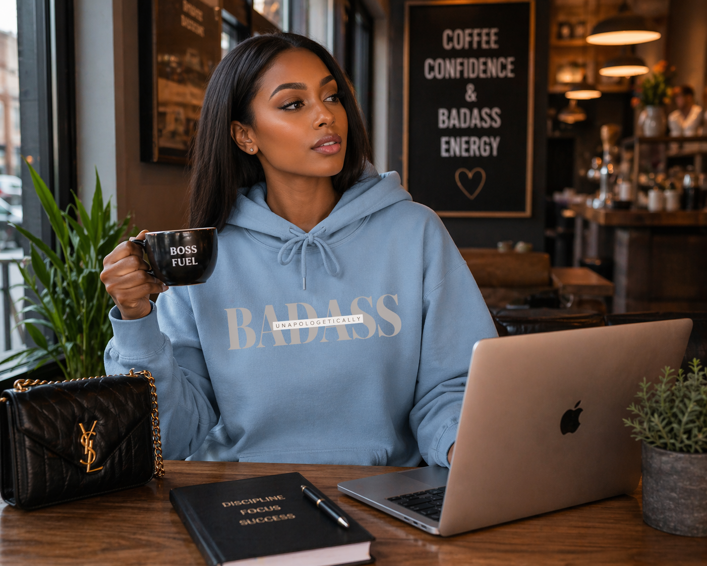Unapologetically Badass Fleece Hoodie