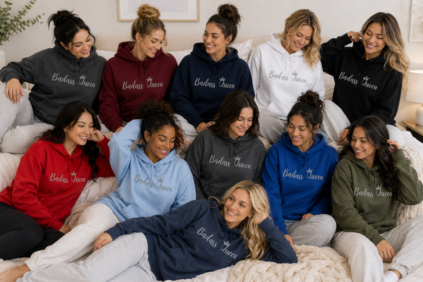 Badass Queen Unisex Heavy Blend™ Hooded Sweatshirt