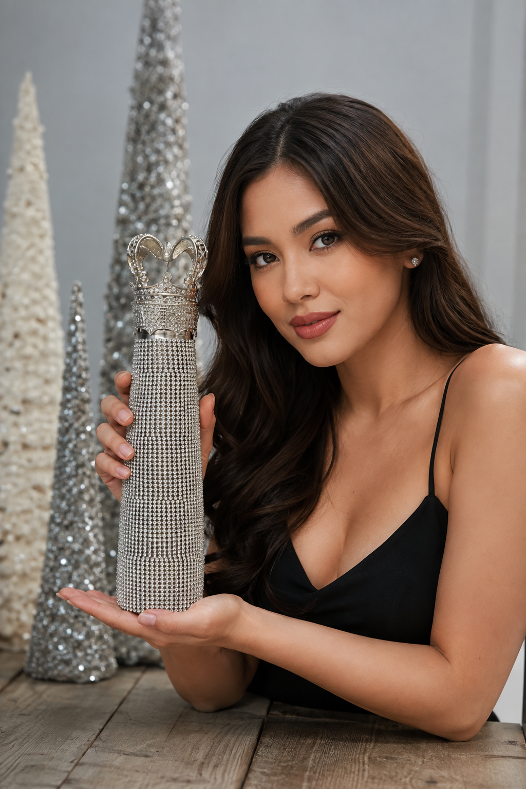 Sparkle Crown Stainless Steel Water Bottle