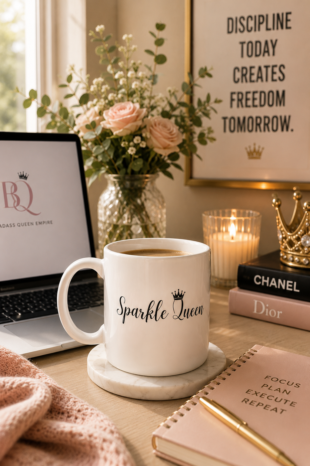 Sparkle Queen Ceramic Mug 15oz