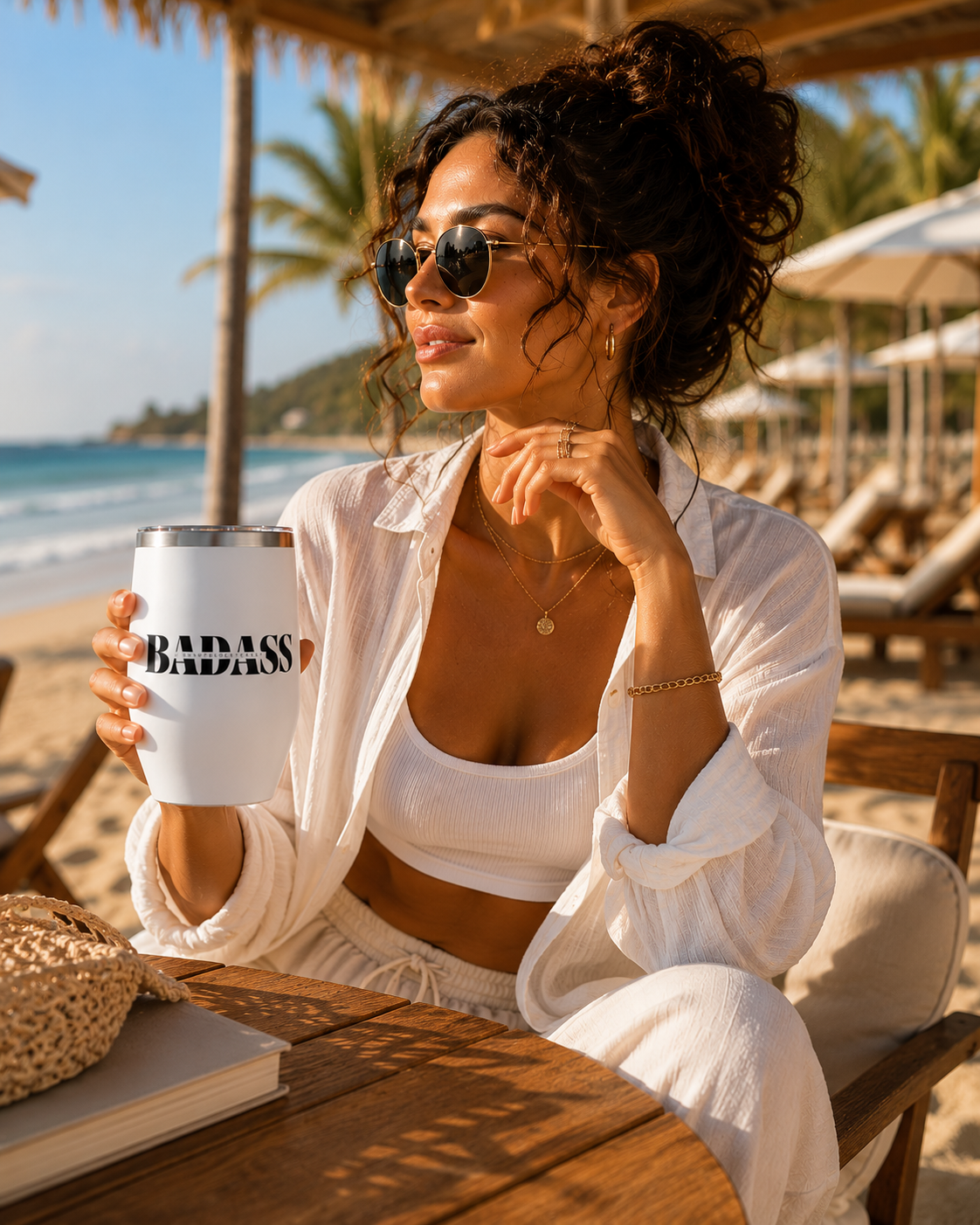 Unapologetically Badass Chill Wine Tumbler,