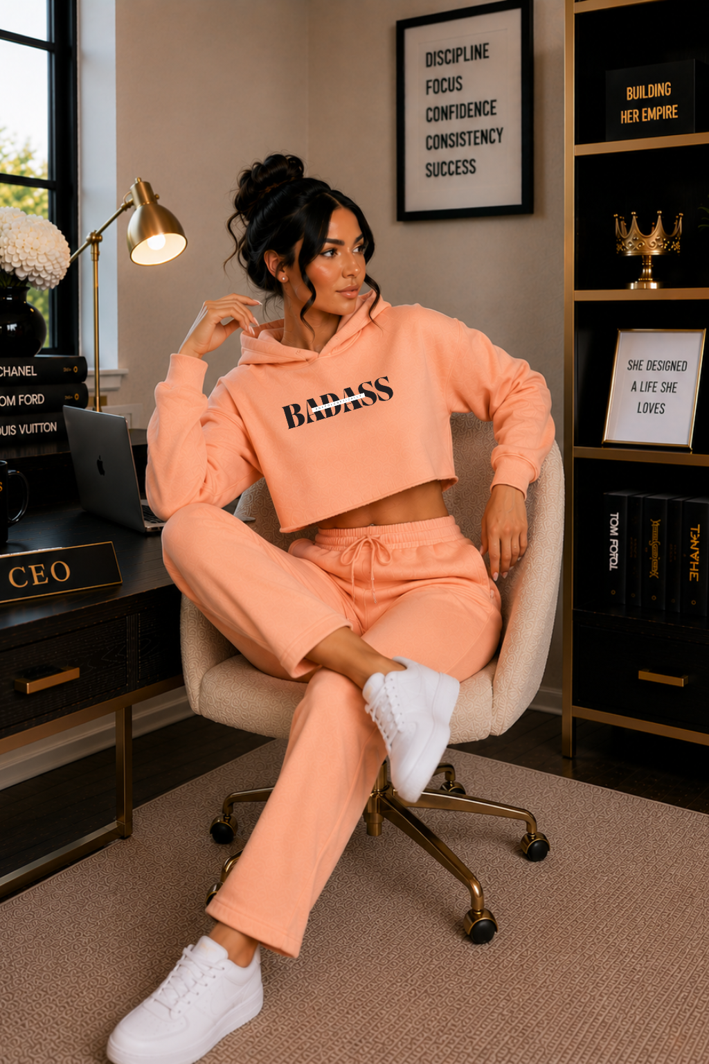 Unapologetically Badass Crop Hoodie