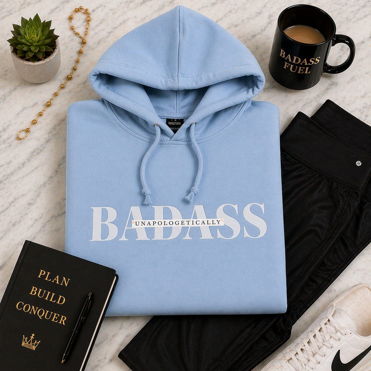 Unapologetically Badass Fleece Hoodie