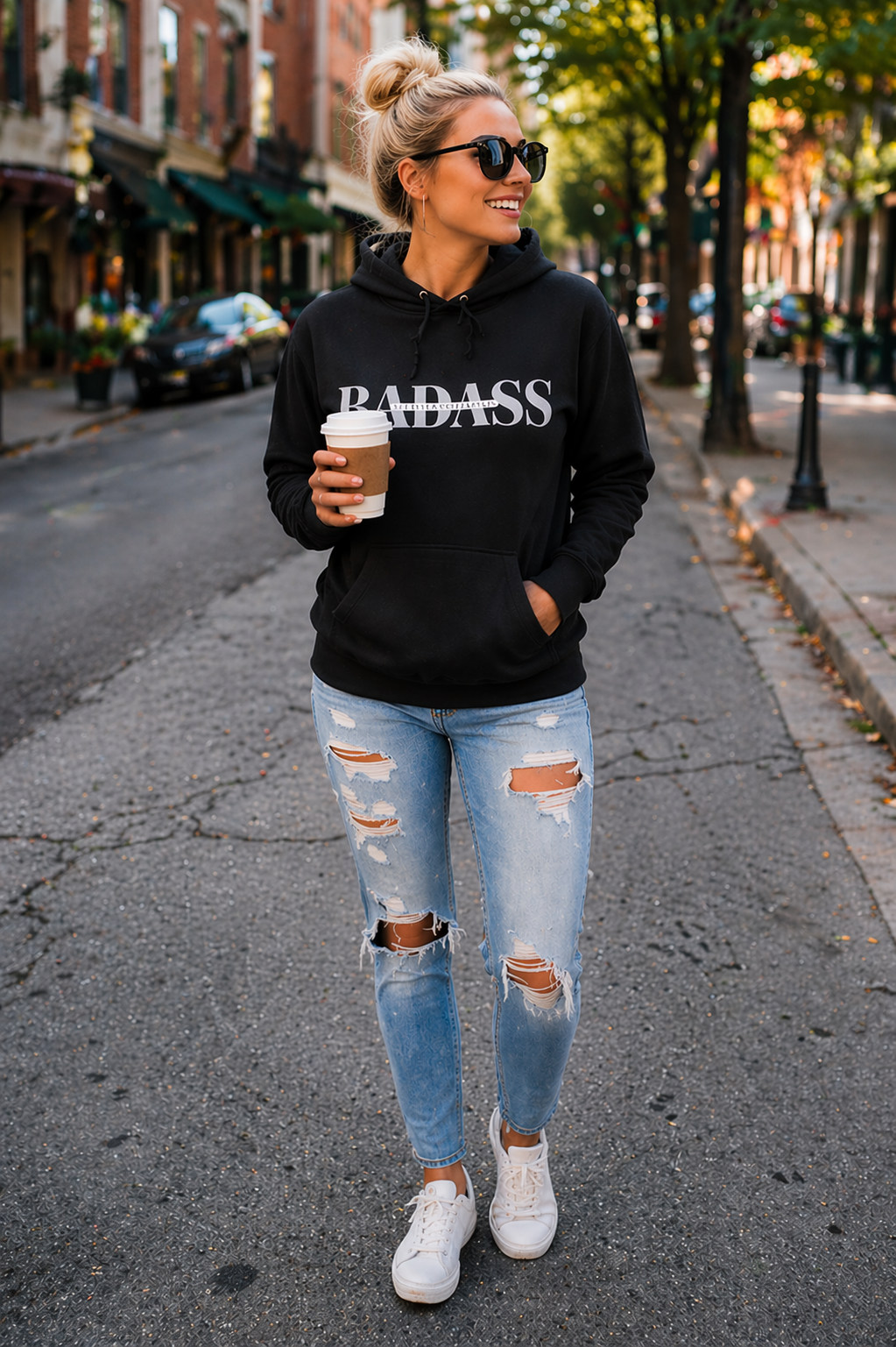 Unapologetically Badass Fleece Hoodie